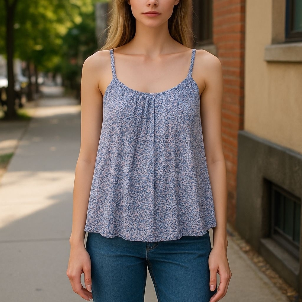 Insight Spaghetti Strap Top Size 4 Patterned